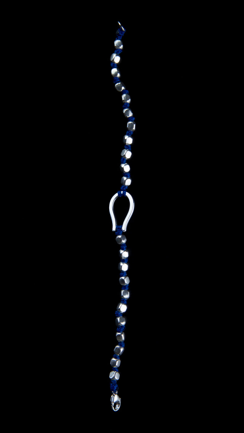 Alessandra Boho Bracelet Noué En Nylon Européen Bleu Alessandra Boho Bracelet Noué En Nylon Européen Bleu