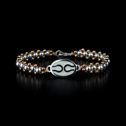 Bracciale con smalto trasparente