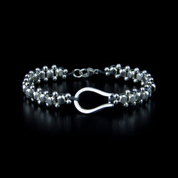 Bracciale con cubi argento