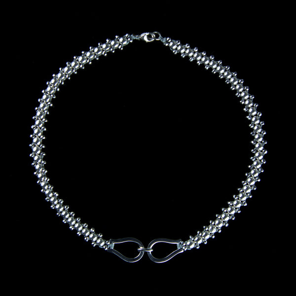Girocollo in argento ed Ematite